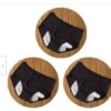 3pcs black