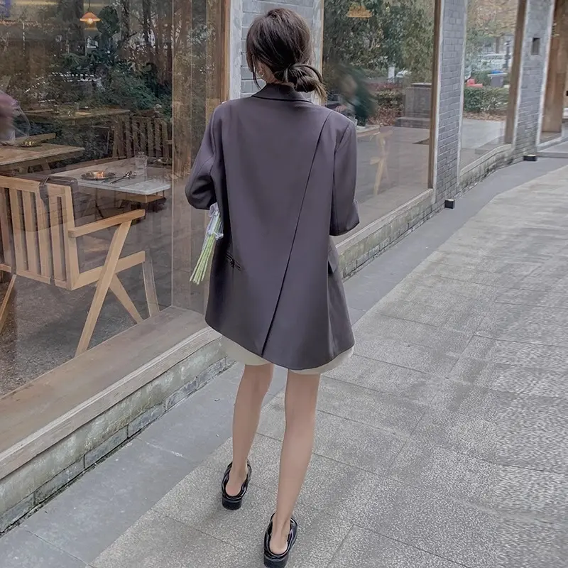 Elevated Commuter Style Blazer for Women with Puff Sleeves