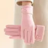 Women's Fleece-lined Warm Graceful Bow Gloves M2