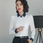 5c7136a0-2cff-43d8-a711-706e55550247.webp Crisp Commuter Drape White Cardigan Business Shirt - Long Sleeve