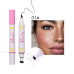 Liquid Eyeliner & Fleck Removal Pen for Women, Brown