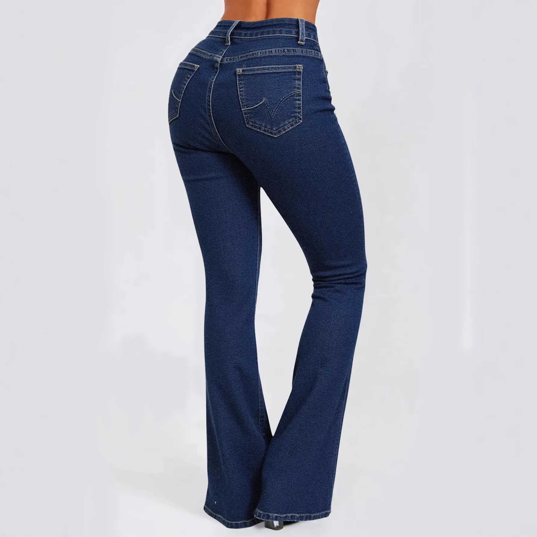 Spring Washed Slightly Flared Straight-leg Pants Spring Washed Slightly Flared Straight-leg Pants
