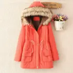 Comfortable Mid-Length Cotton Hoodie with Drawstring Fit