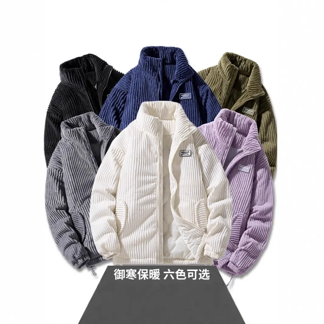 New Winter American-style Corduroy Cotton Coat With A Premium High-end Feel