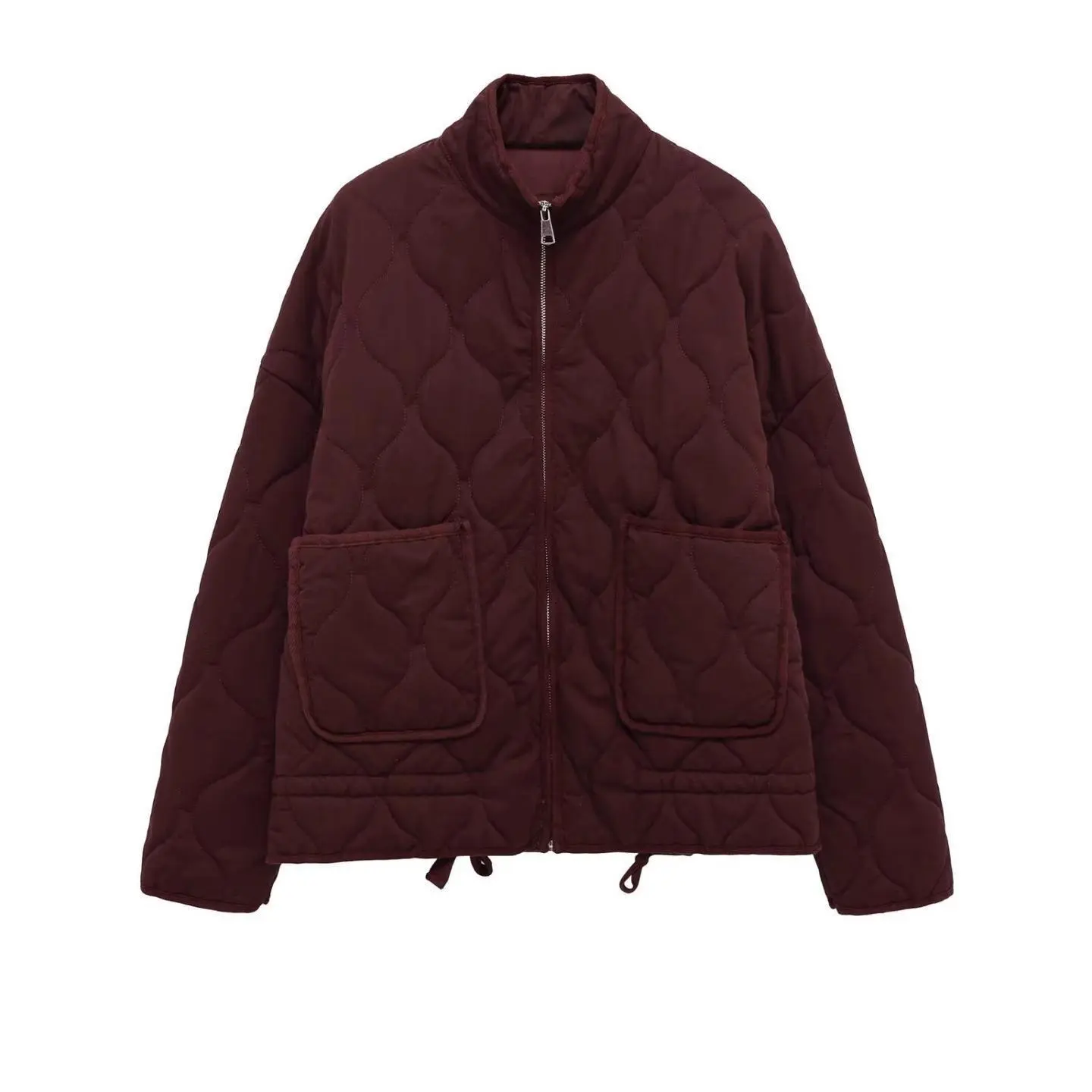 Warm Women’s Cotton Coat for Fall/Winter with Pockets
