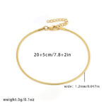 Women's Fashion Stainless Steel Anklets