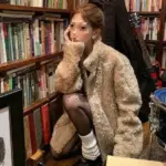 Women's Mid-length Stand Collar Loose Thick Fleece Coat