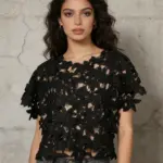 62b5377e-230c-47bd-a177-bd80d582dbc8.webp Bold See-Through Black Floral Lace Cut-Out Short Sleeve Top
