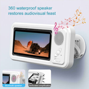 Bluetooth Waterproof Phone Case with 360° Rotating Holder
