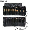 24-Piece Makeup Brush Set with Horse Hair Bristles & Bag