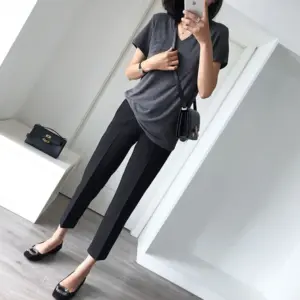 Women's Loose Fitting Fashion Casual Trousers