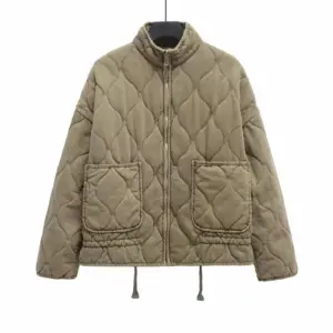 Warm Women’s Cotton Coat for Fall/Winter with Pockets
