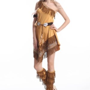 Cotton-Blend Indian Princess Costume for Stage Performance