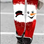 Fashion Pattern Elastic Leggings Trendy Women
