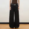 Relaxed Straight-Leg Denim Jeans for Men with Rivets