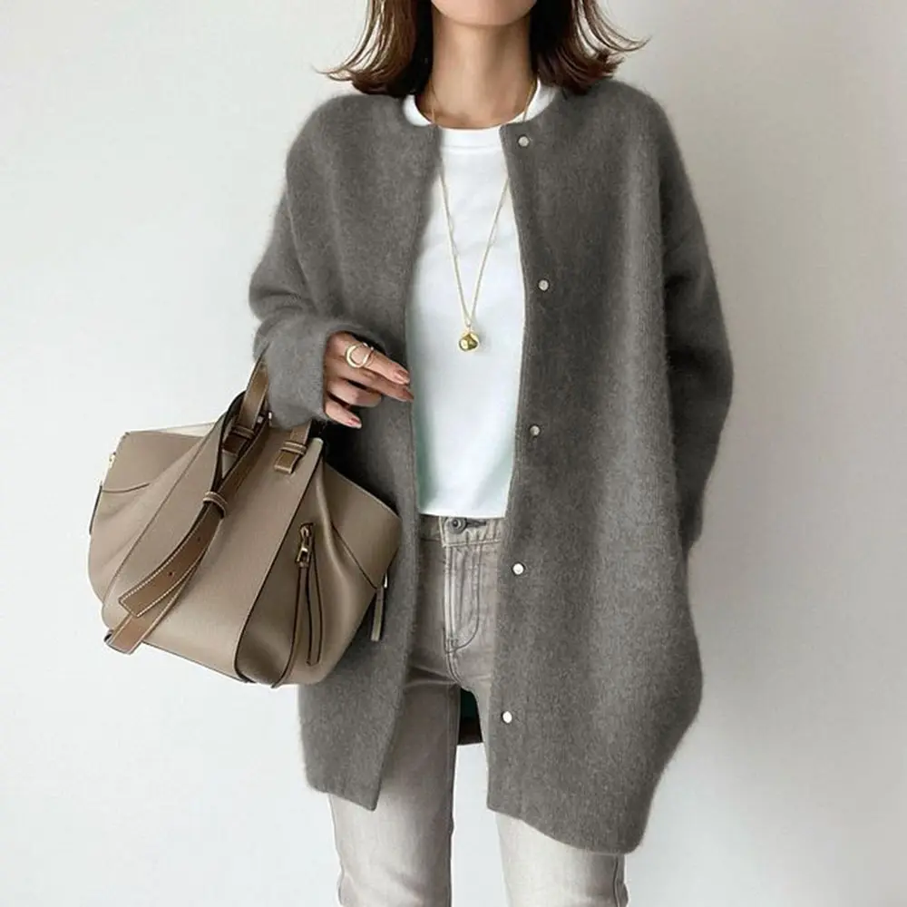 Women's Loose-fit Cardigan Coat Women's Loose-fit Cardigan Coat