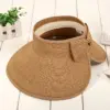 Lightweight Foldable Brimless Straw Sun Hat for Women Lightweight Foldable Brimless Straw Sun Hat for Women