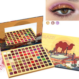Blendable 88-Color Eyeshadow Palette with Warm Pearly Matte Tones