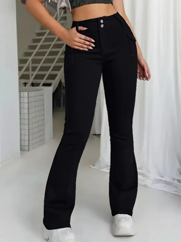 Flattering Ultra-Low Waist Black Slim Fit Women’s Jeans Flattering Ultra-Low Waist Black Slim Fit Women’s Jeans