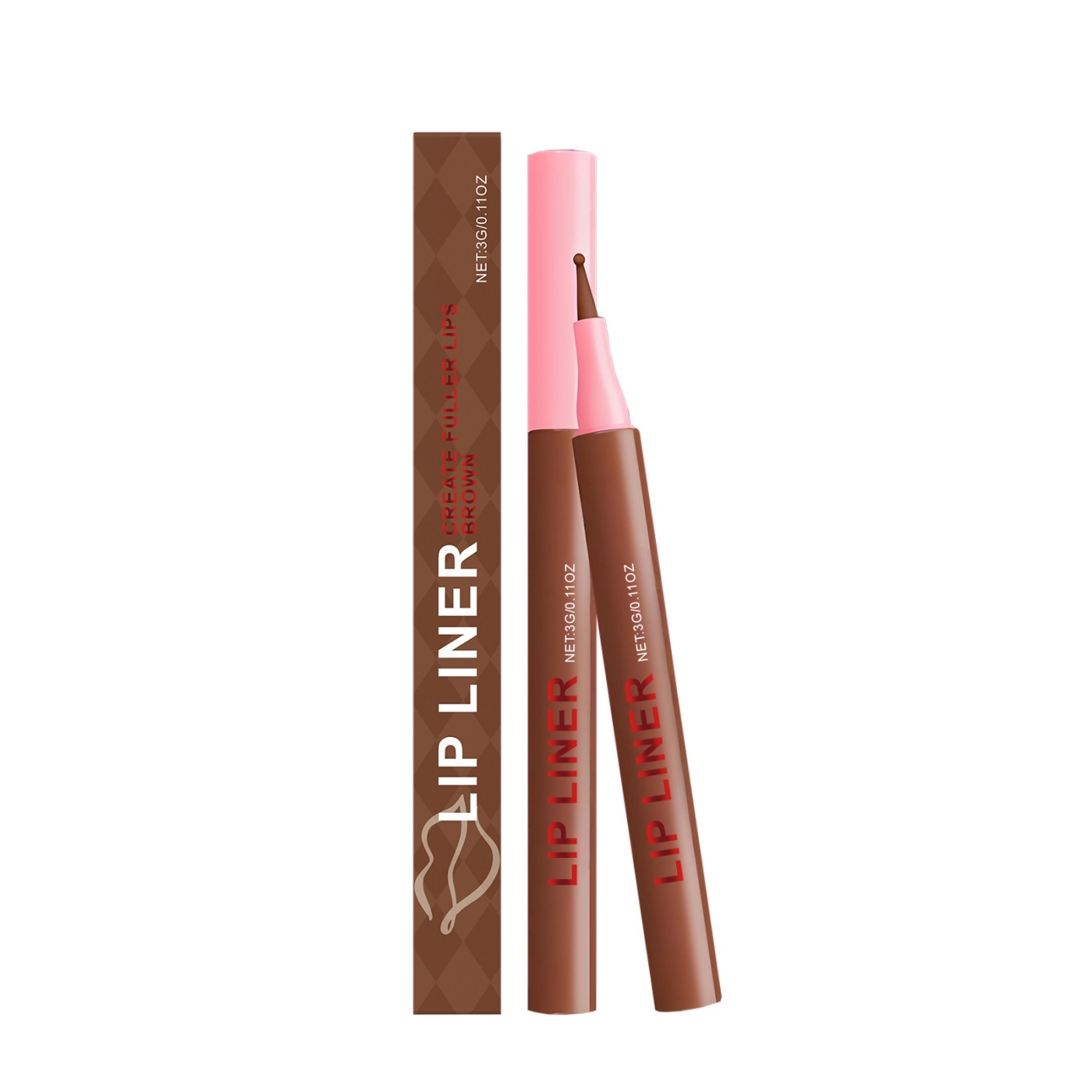 Waterproof Lip Liner Pen with Long-Lasting Wear