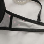 Minimalist Black Women’s Lingerie Set with S-XL Sizes