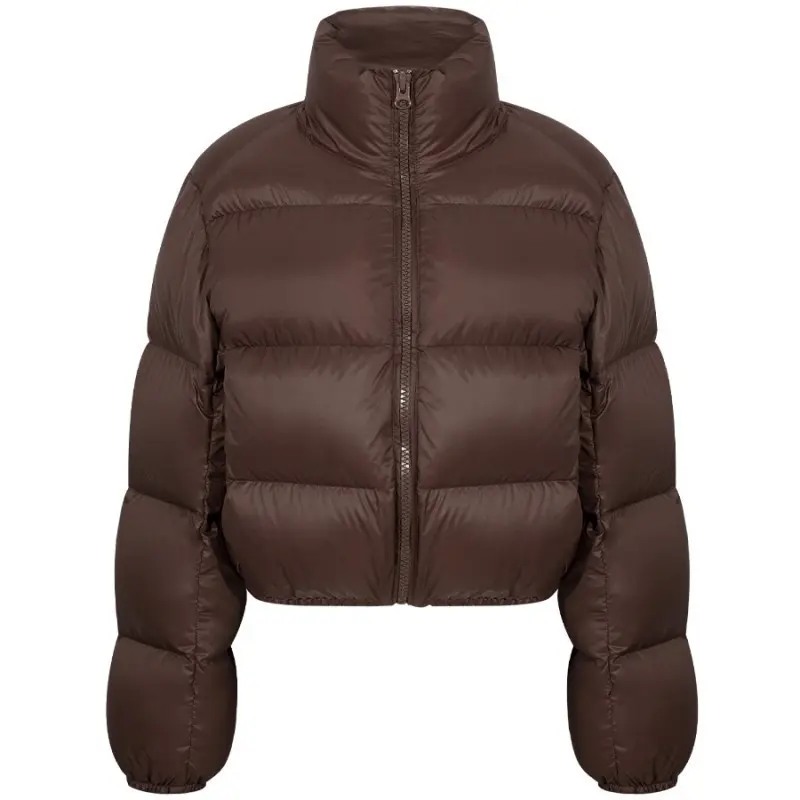 Warmth-Boosting Short Padded Cotton-Blend Coat for Women Warmth-Boosting Short Padded Cotton-Blend Coat for Women