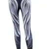 Push-Up Fitness Leggings with Harajuku Wing Print