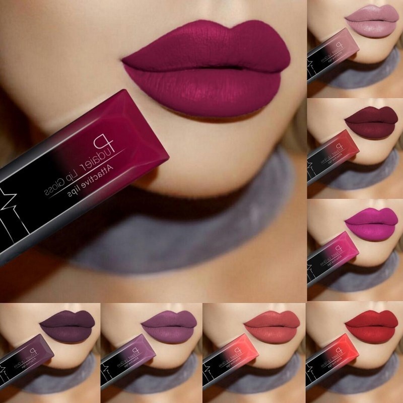 Long-lasting Waterproof Matte Lip Gloss - 21 Colors, 8 ml