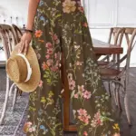 Plus-size Casual Wide-leg Pants For Women
