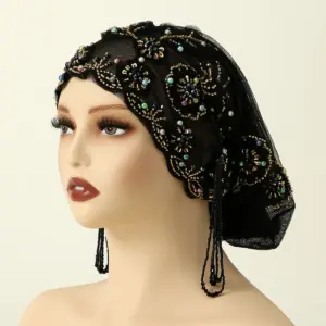 Secure, Elegant Handmade Hair Covering Headscarf - Polyester 25 x25 cm