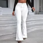 6922d3ee-3c6a-49a2-a8a9-584b4b3a4ebf.webp High Elastic Highwaisted Black And White Flared Pants That Slim The Figure