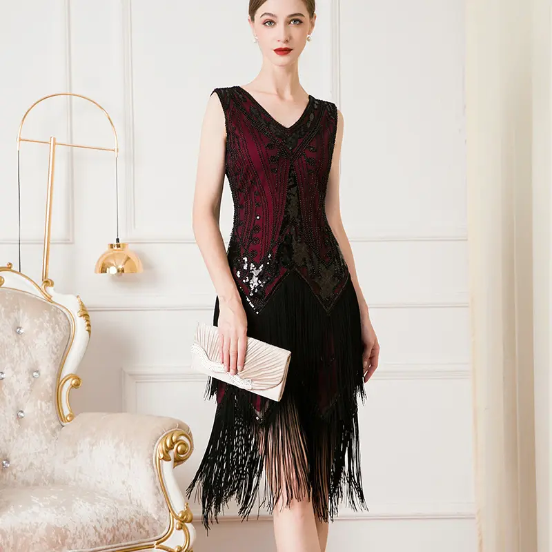 Cocktail Ball Sequin Beaded Dress Cocktail Ball Sequin Beaded Dress