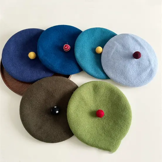 High-Quality Wool Beret Womens Wool Felt Painters Cap High-Quality Wool Beret Womens Wool Felt Painters Cap