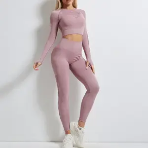 High Waist Trousers Yoga Clothes Long Sleeve Trousers
