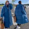 Loose Mid-length Puffer Down Jacket For Women