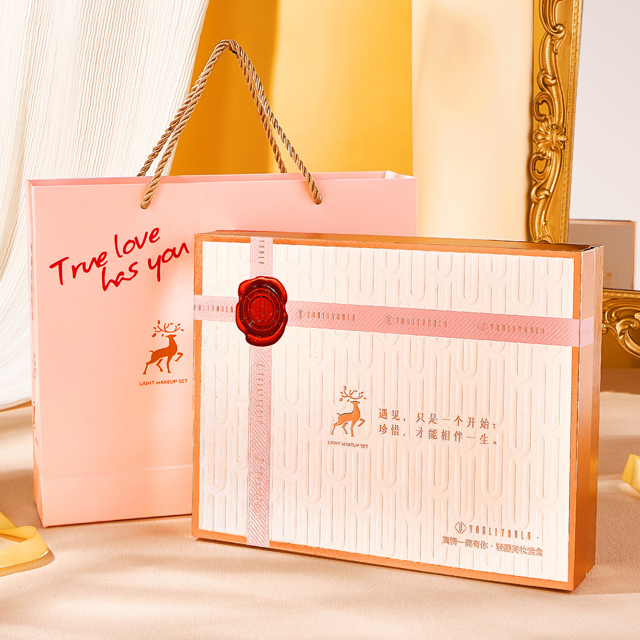 Beginner-Friendly Pink 10-Piece Makeup Set for Students