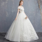 6ca13da8-debf-45fd-b388-60cf7b7f47ad.jpg One-shoulder Bride Was Thin, High-waisted, Pregnant Women, Simple And Small, Tailed