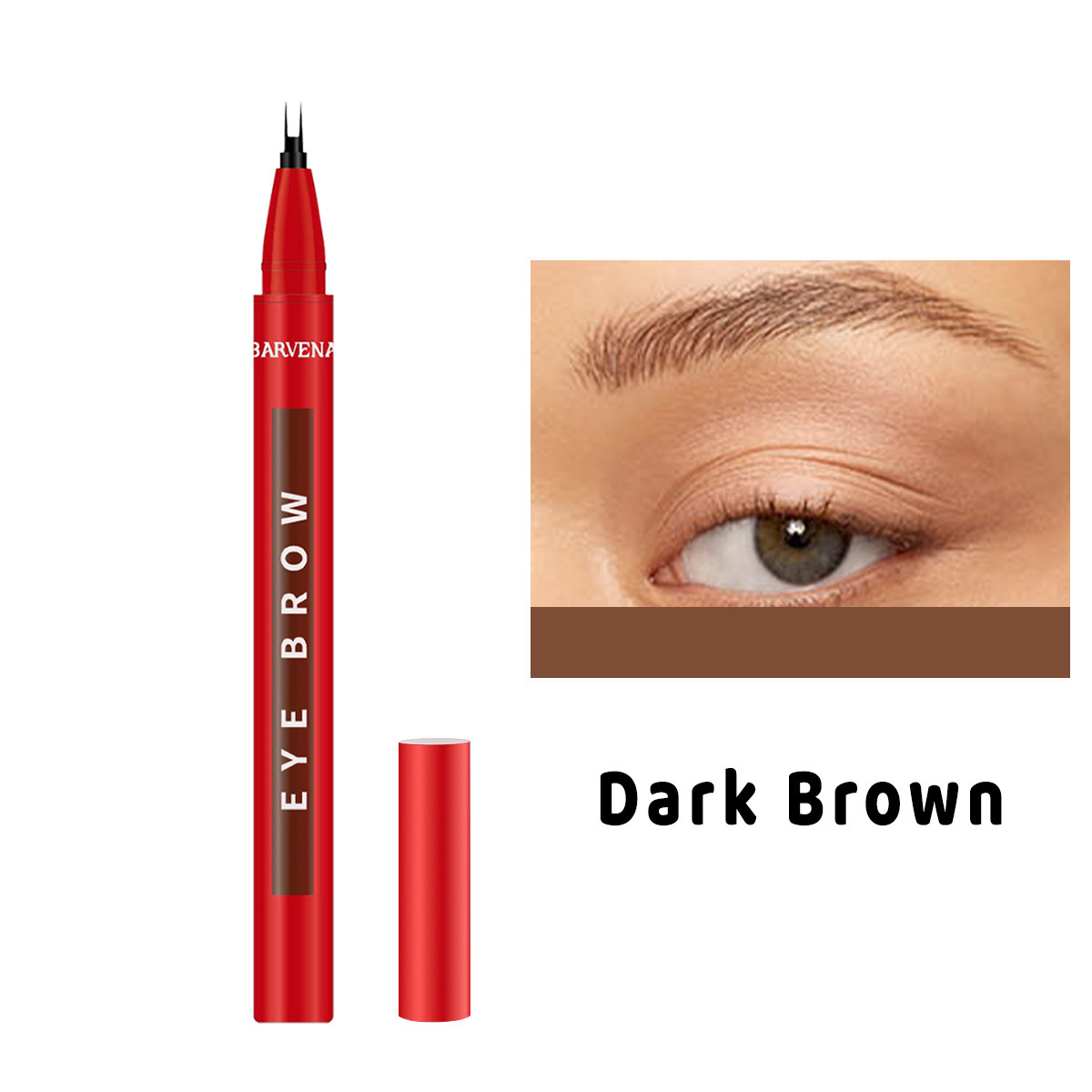 Shaping Double-Ended Eyebrow Pencil with Pen Outline Tips
