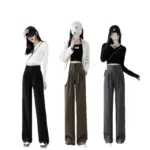 High Waist Wide Leg Pants For Women