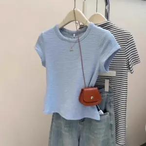 Summer Texture Ruffle Short Sleeve Women Summer Texture Ruffle Short Sleeve Women