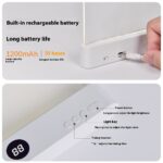 Rechargeable LED Tablet Reading Light with 3 Colors & Timer