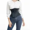 Women's Solid Color Versatile Gothic Embroidered Corset Women's Solid Color Versatile Gothic Embroidered Corset