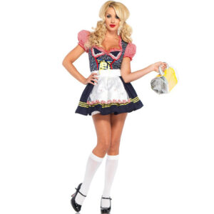 Oktoberfest German Maid Costume for Women, Stage-Ready