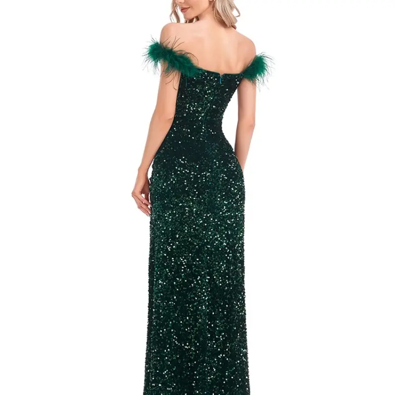 Elegant Temperament Split Fishtail Bridesmaid Dress Elegant Temperament Split Fishtail Bridesmaid Dress