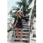 6fdac121-bf8d-4b81-a564-015ff0cd4552.webp Sun-Protecting Lace V-Neck Bikini Cover-Up Shirt with Waistline