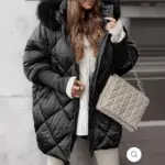 Warm Hooded Cardigan Coat for Winter Layering, Padded