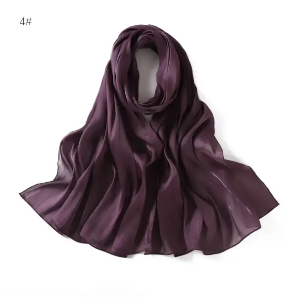 Women's Casual Solid-Color Soft And Lightweight Scarf Women's Casual Solid-Color Soft And Lightweight Scarf