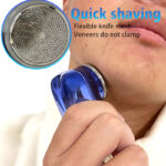 IPX7 Wet & Dry Cordless Mini Electric Shaver, USB Rechargeable