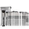 20-Piece Makeup Brush Set with Black Brush Bag for Travel