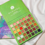 High-Pigment Green 30-Color Eyeshadow Palette with Matte Finish